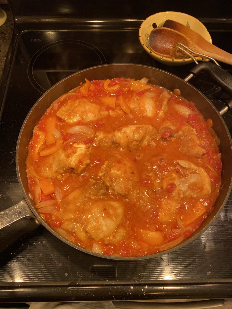 Easy Spanish Chicken Skillet Juggling Normal