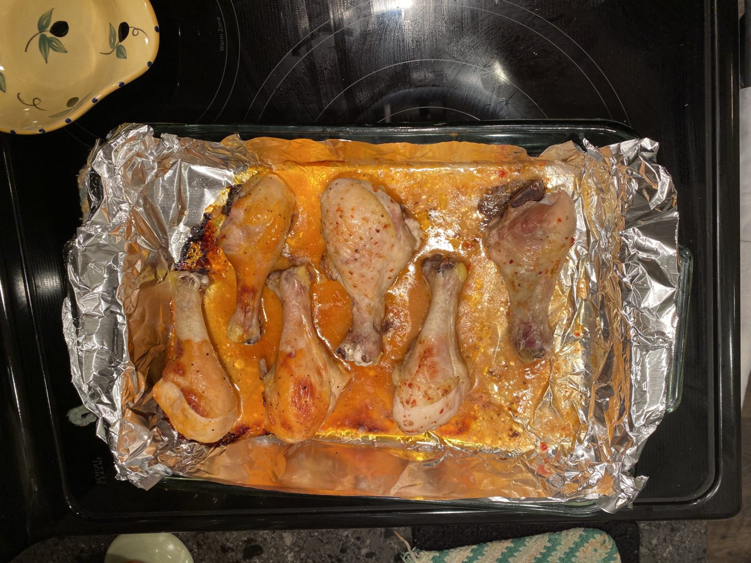 Baked Chicken Drummies Juggling Normal