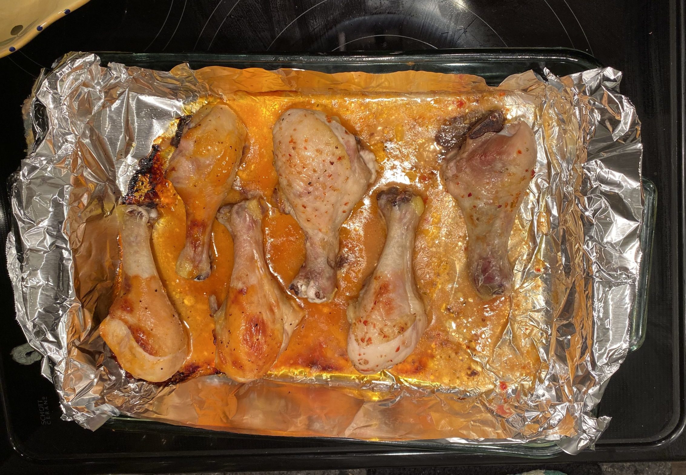 Baked Chicken Drummies Juggling Normal