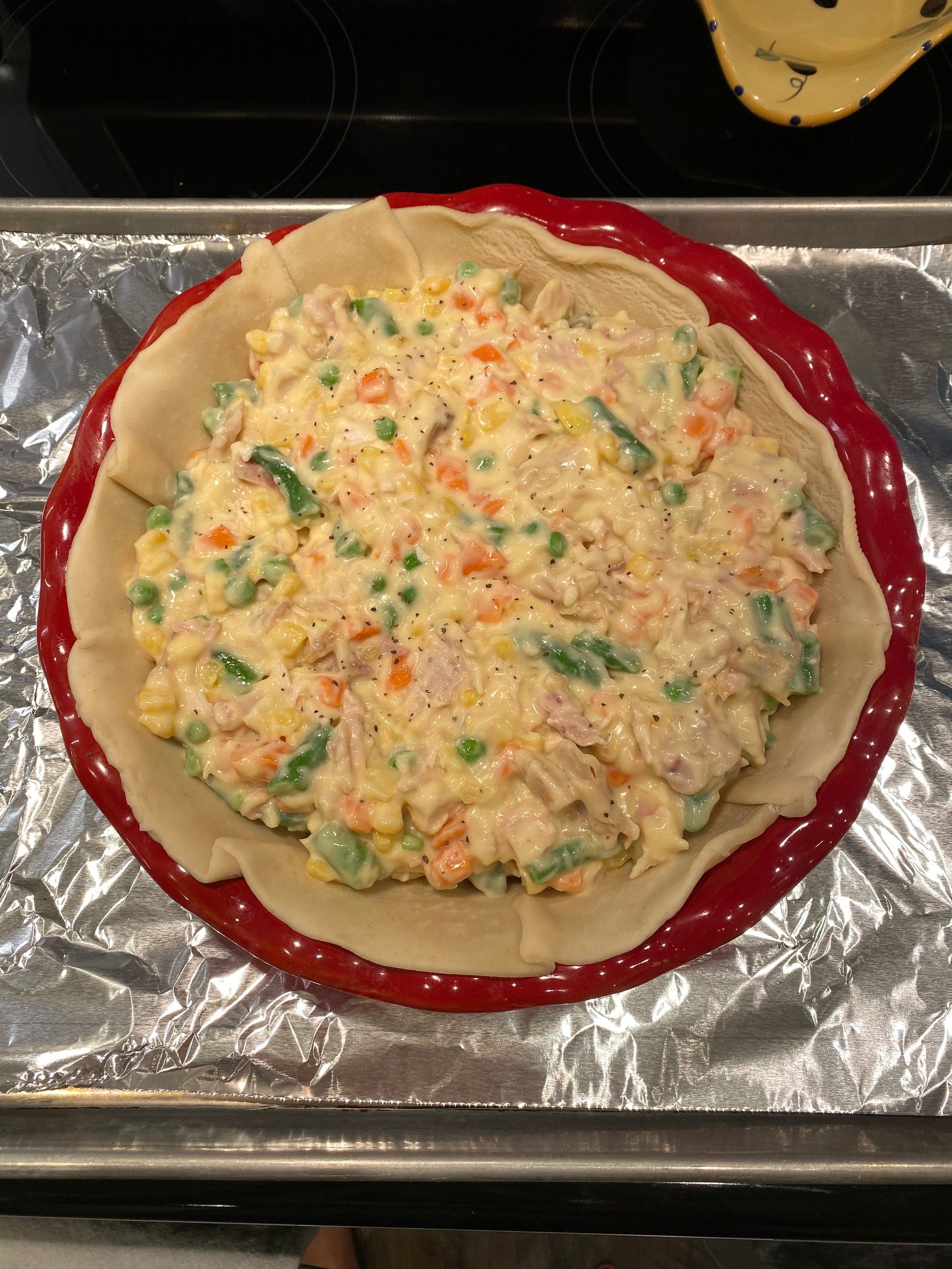 Easy Chicken Pot Pie - Juggling Normal