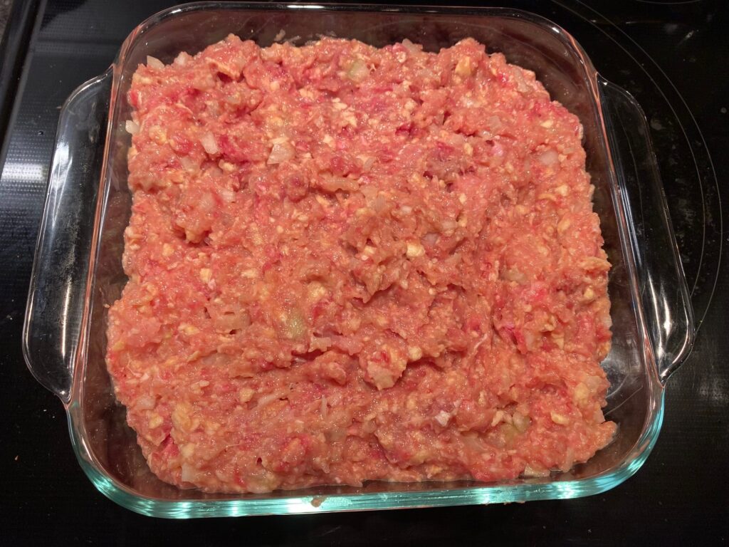 meatloaf pre-bake